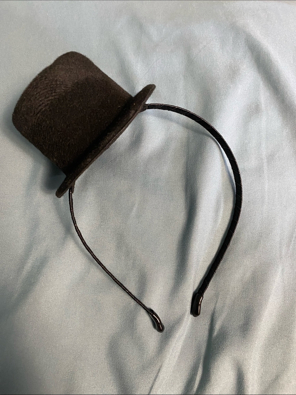 Classic Black Mini Top Hat Headband